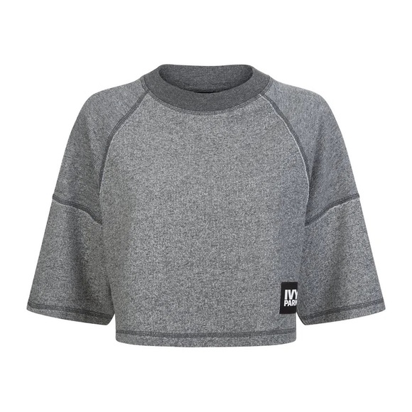 Ivy Park Raw Edge Crop Top XXS (NWOT) - Picture 2 of 4